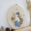 Tableau textile décoratif "Bleu et Sable" – Image 3