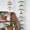 Guirlande en papier "Boomerang" - Edition Vert & Camel