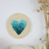 PRE-COMMANDE - Décoration "Cœur" en punch needle – Image 9