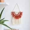 Mini décoration murale en macramé Terracotta