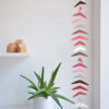 Guirlande en papier "Boomerang" - Edition rouge