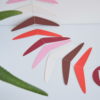 Guirlande en papier "Boomerang" - Edition rouge – Image 3