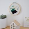 Tableau textile Vert et Noir – Image 2