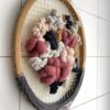 Raquette tissée - Anthracite & vieux rose – Image 3